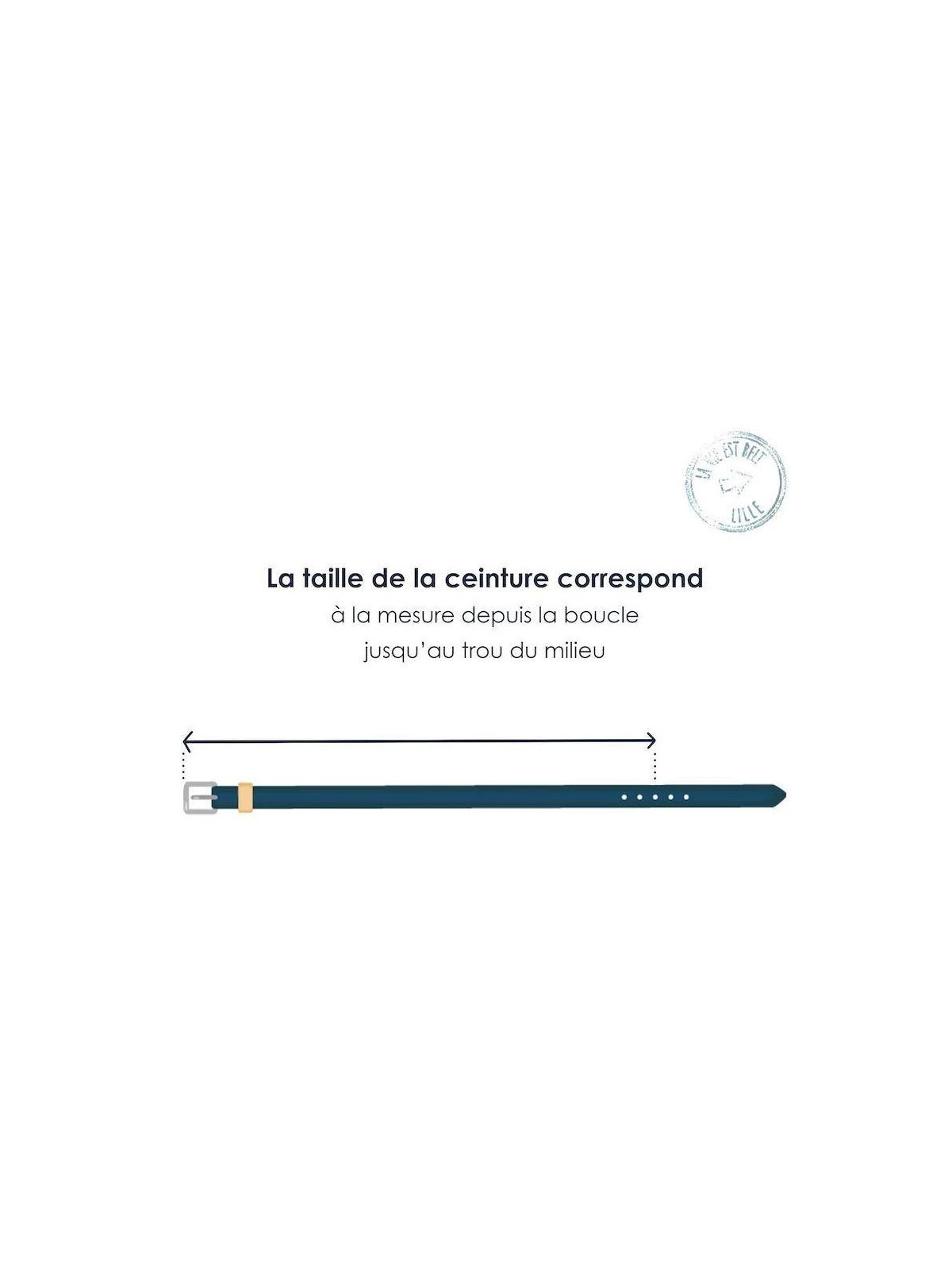 Ceinture Mixte en Recyclage de Pneu de Voiture - La Vie est Belt