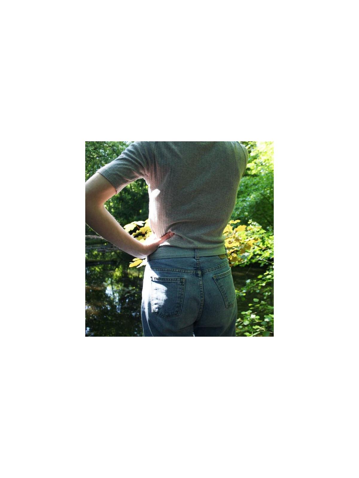 ceinture bleue en corde d'escalade