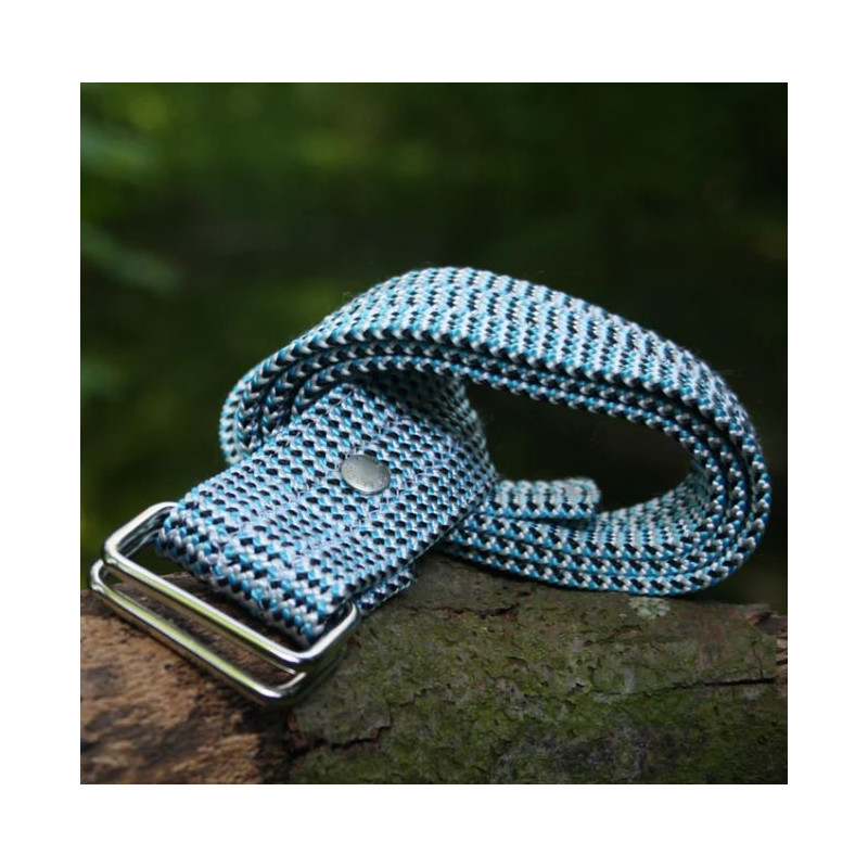 ceinture bleue en corde d'escalade