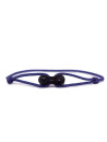 bracelet corde d'escalade violet