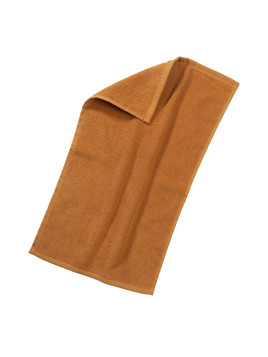 serviette invité ocre