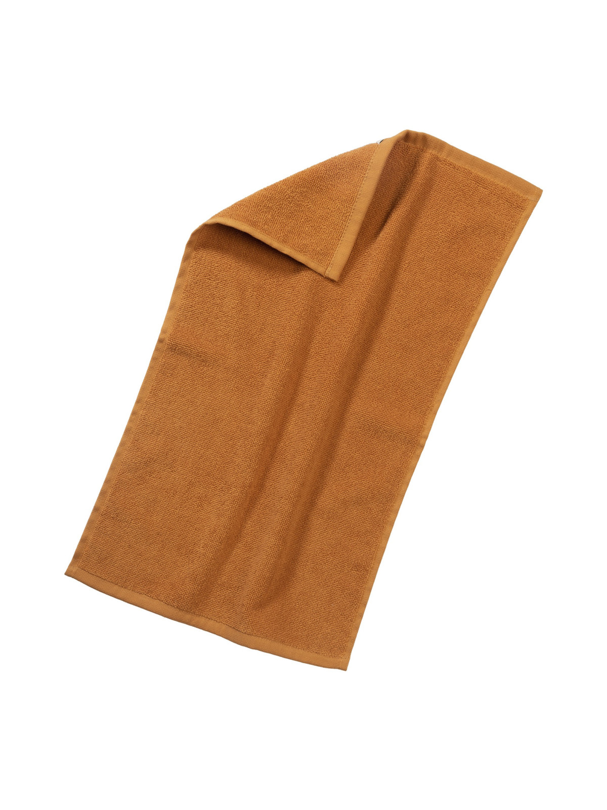 serviette invité ocre