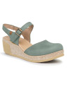 Sandales pour Femme à Talons Compensés. Leaves de El Naturalista