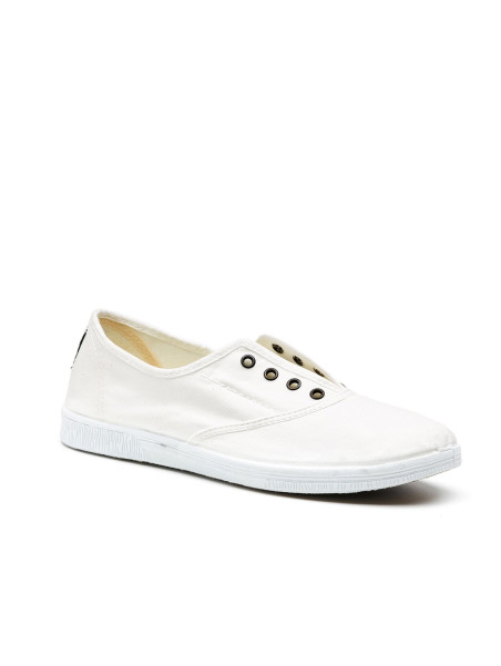 Chaussures Blanches pour Femme en Coton Bio - Naturalworld