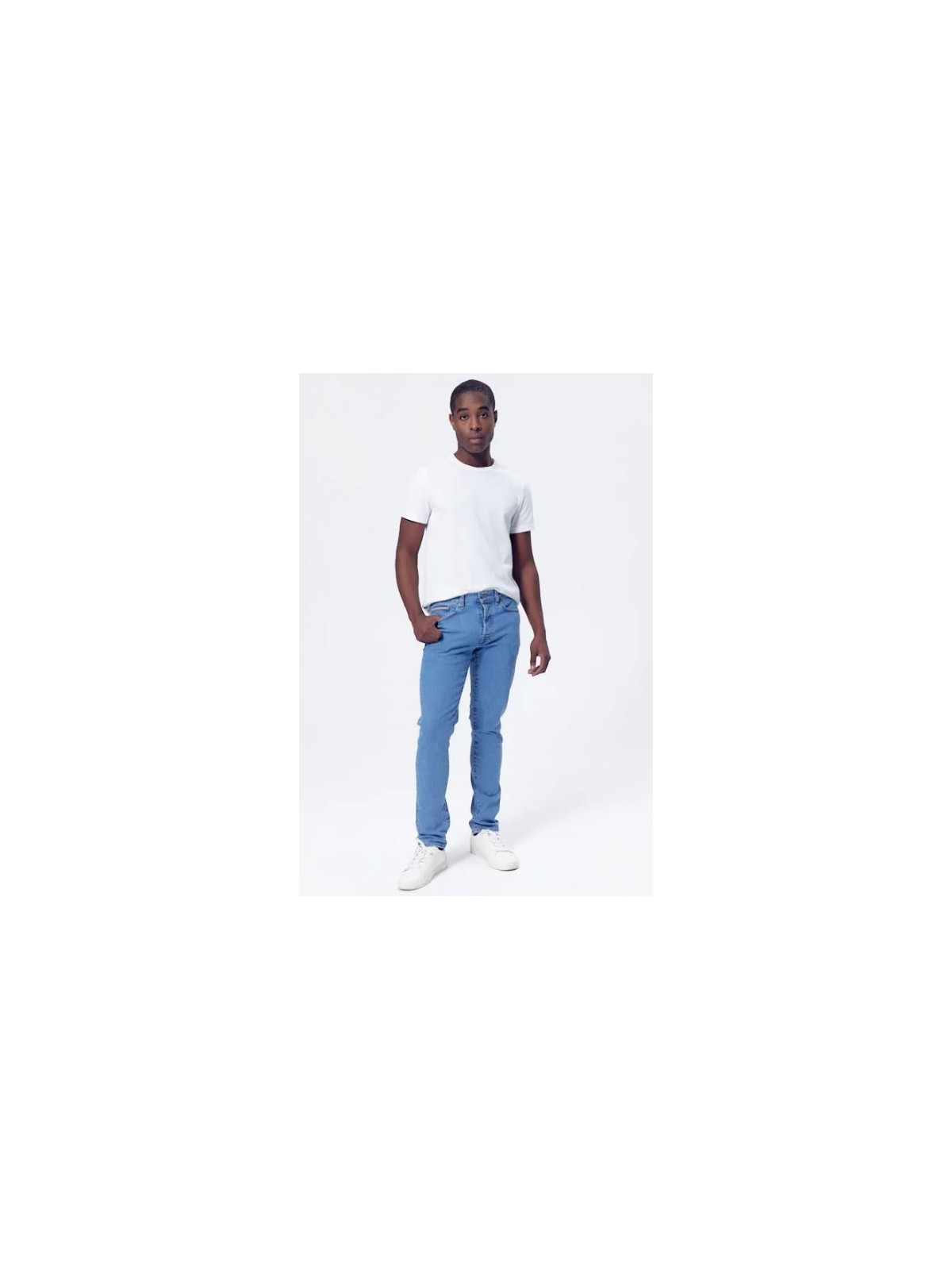 Jeans pour Homme Coupe Slim Délavé Brut - La Gentle Factory