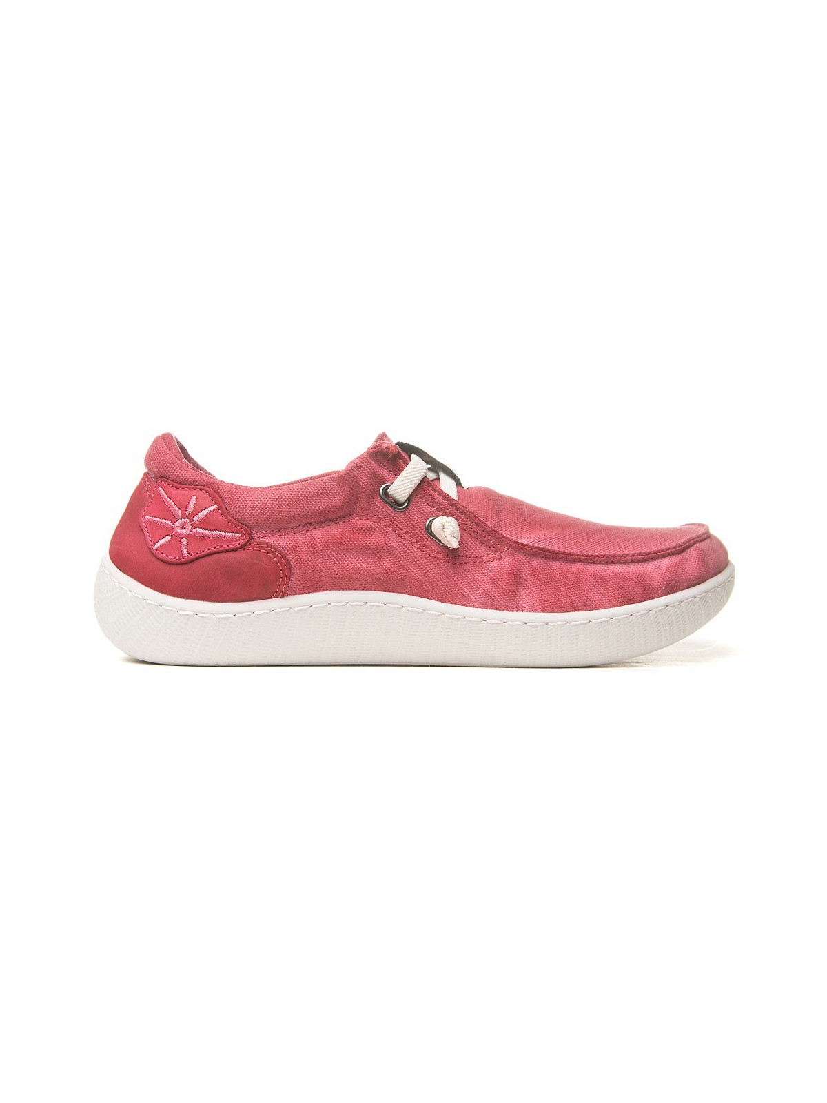 Chaussures Confortables en Coton Bio Couleur Fraise - Sunni Sabbi