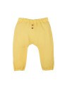 pantalon bébé couleur jaune taille élastique