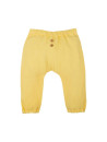 pantalon bébé couleur jaune taille élastique