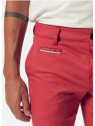 pantalon chino homme coupe droite rouge