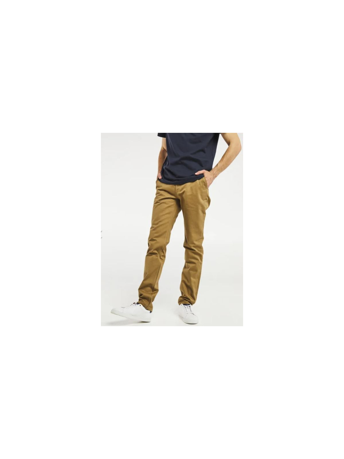 pantalon chino coupe droite homme couleur sable