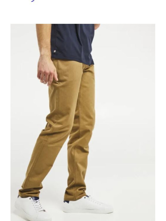 pantalon chino coupe droite homme couleur sable