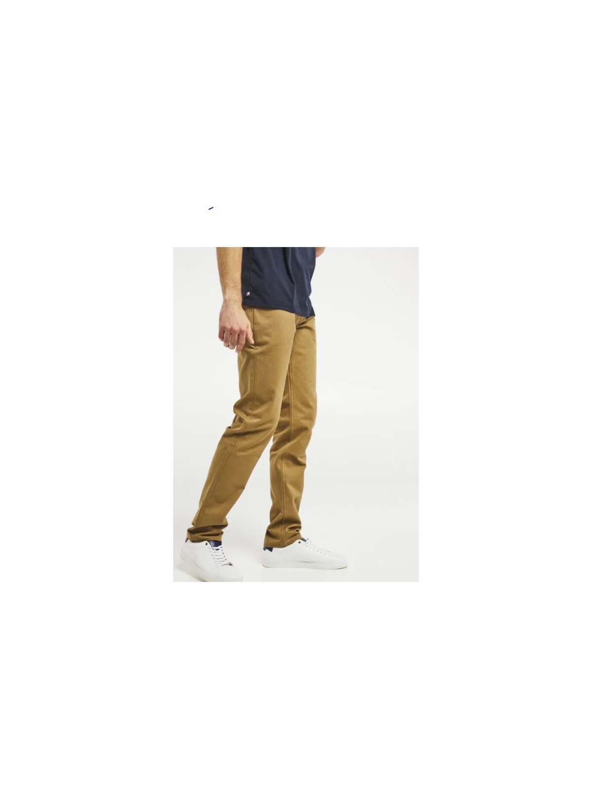 pantalon chino coupe droite homme couleur sable
