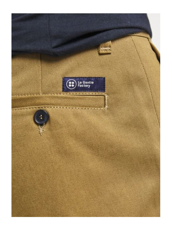 pantalon chino coupe droite homme couleur sable
