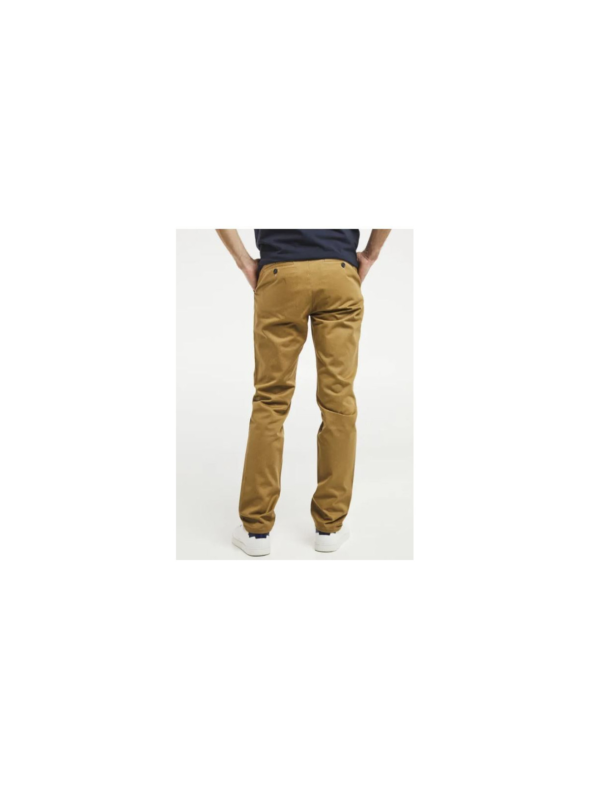 pantalon chino coupe droite homme couleur sable