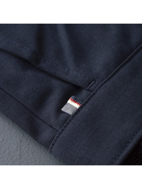 Chino "Léon" 100% coton bio marine
