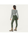 pantalon taille élastique 2 poches à l'arrière vert foncé