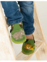 Chaussons pour Enfant en Pure Laine, Motifs Jungle - Nanga