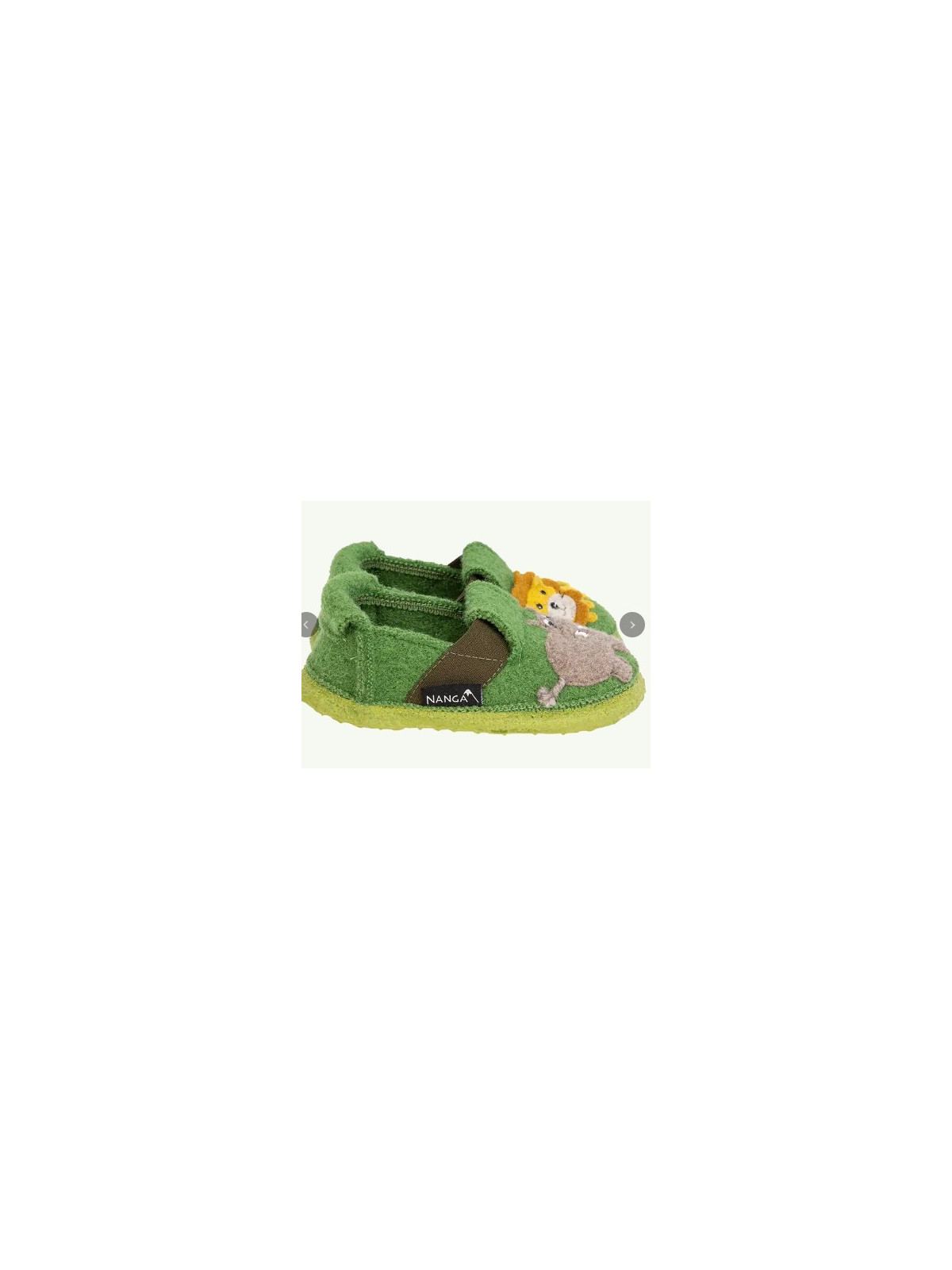 Chaussons pour Enfant en Pure Laine, Motifs Jungle - Nanga