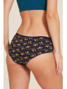 panty imprimé petites fleurs sur fond marine