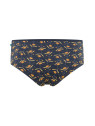 panty imprimé petites fleurs sur fond marine