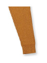 leggings enfant tricot côtes ocre