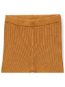 leggings enfant tricot côtes ocre