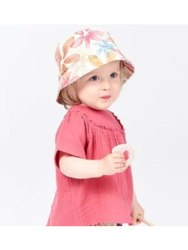 bob à fleurs pour enfant