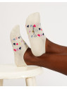 Socquettes invisibles pour Femme Motifs coeurs en Bambou - Thought