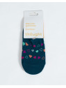 Socquettes invisibles pour Femme Motifs coeurs en Bambou - Thought