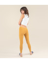 leggings femme coton bio ocre