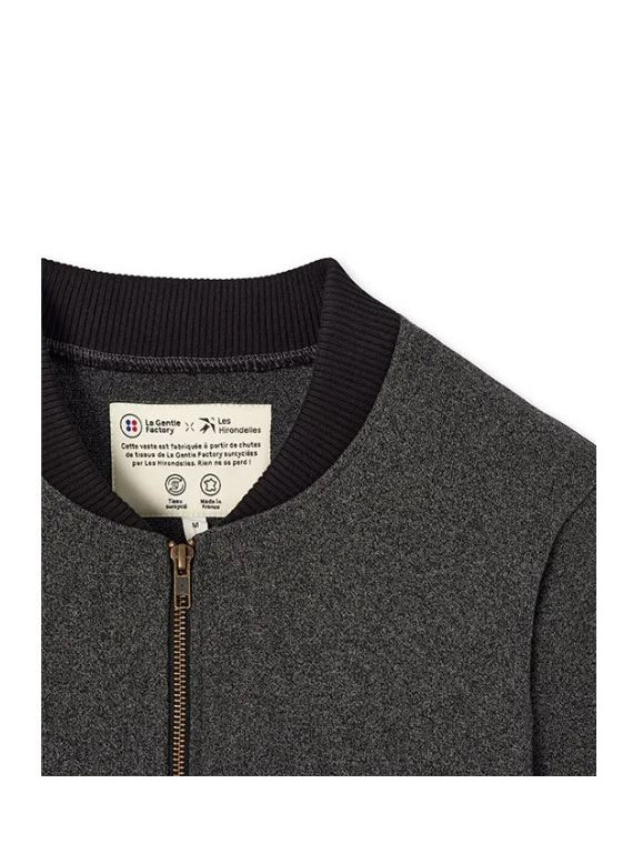 veste grise 2 poches