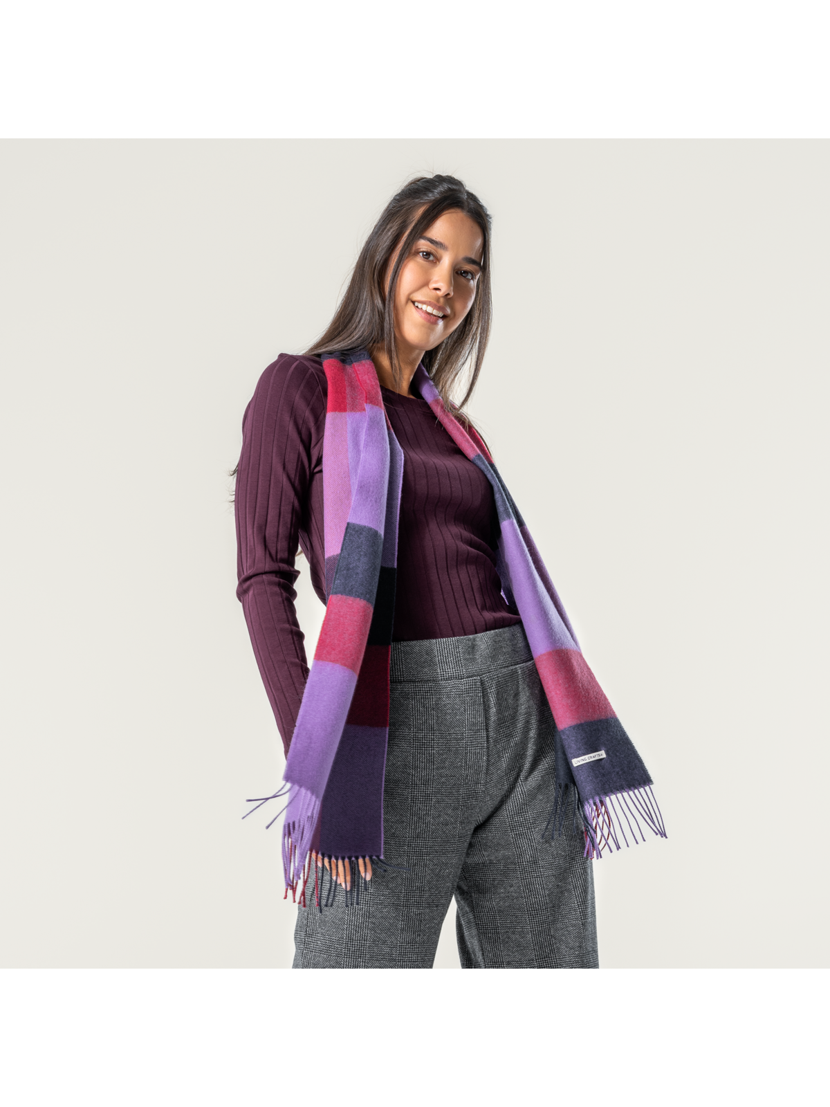 Echarpe Unisexe en 100% Laine Fabriquée en Allemagne -  Living Crafts