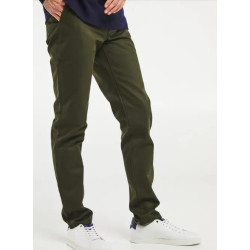 pantalon chino homme vert foncé
