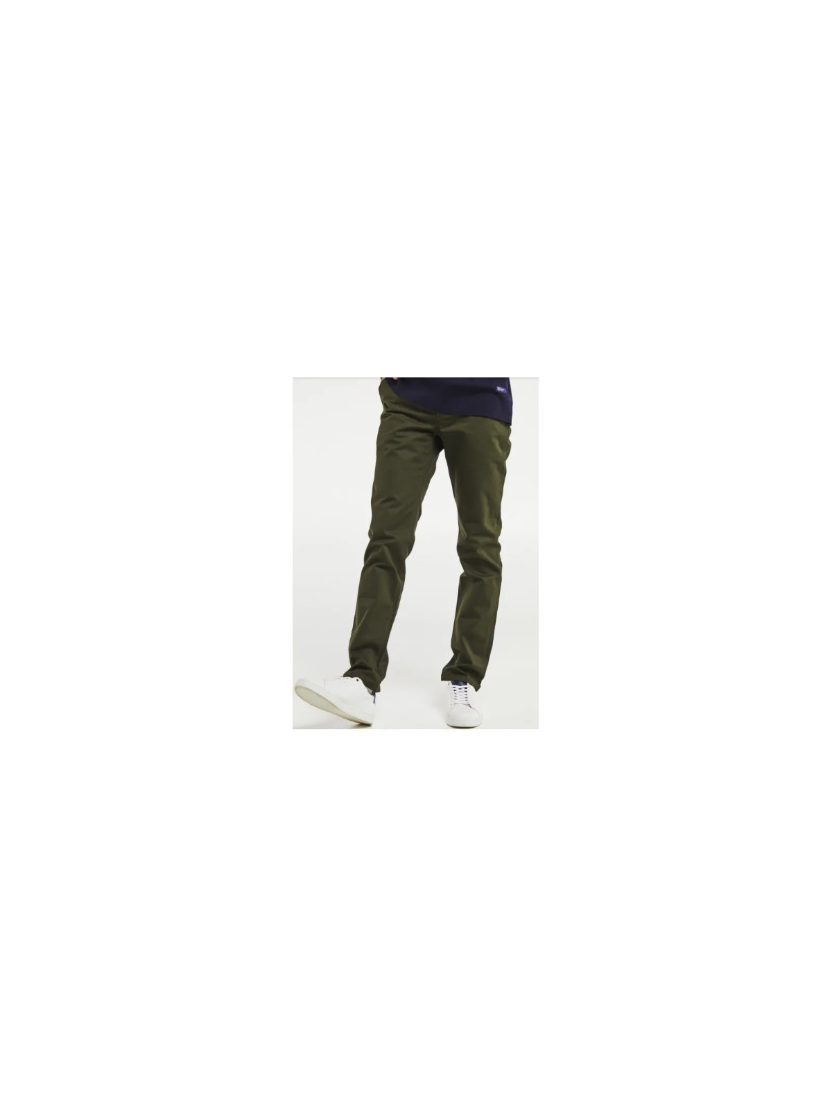 pantalon chino homme vert foncé