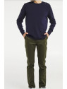 pantalon chino homme vert foncé