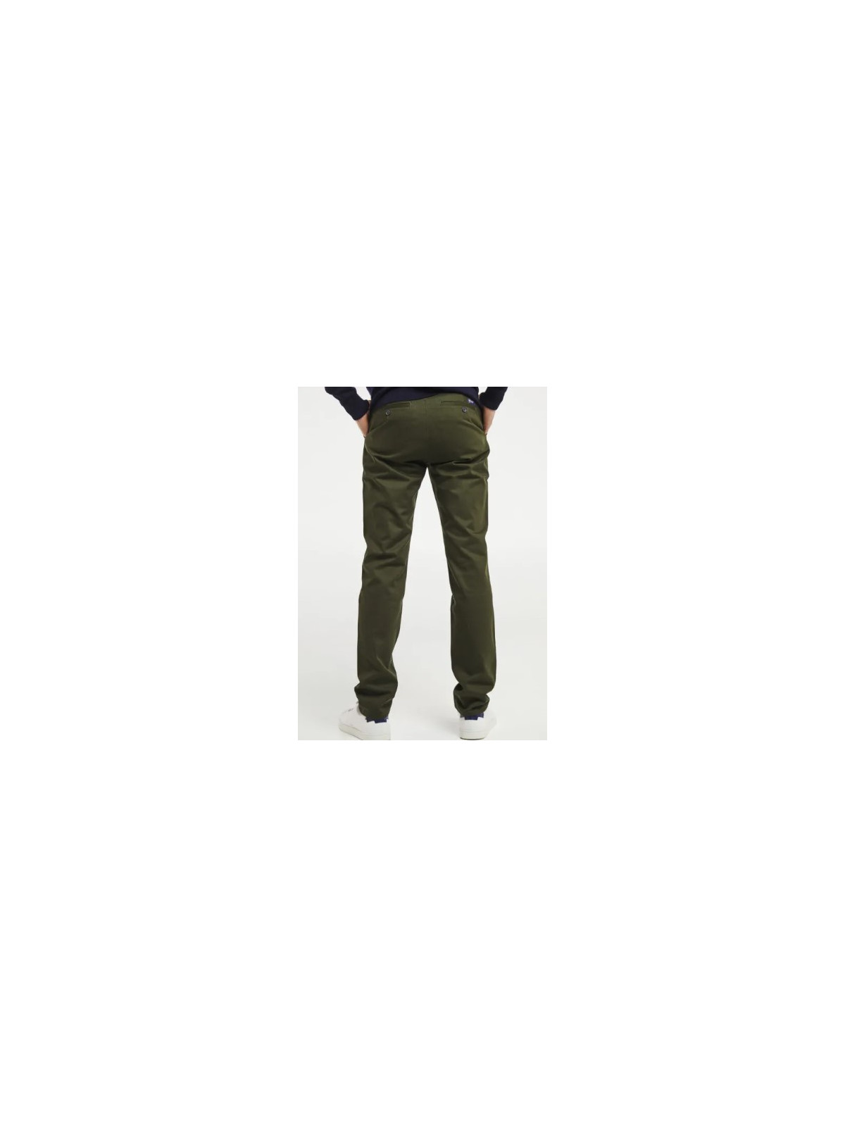 pantalon chino homme vert foncé