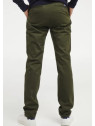 pantalon chino homme vert foncé