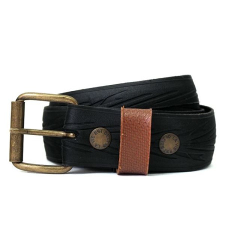 Ceinture Large en Recyclage de Pneu de Vélo - La Vie est Belt