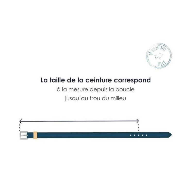 Ceinture Large en Recyclage de Pneu de Vélo - La Vie est Belt