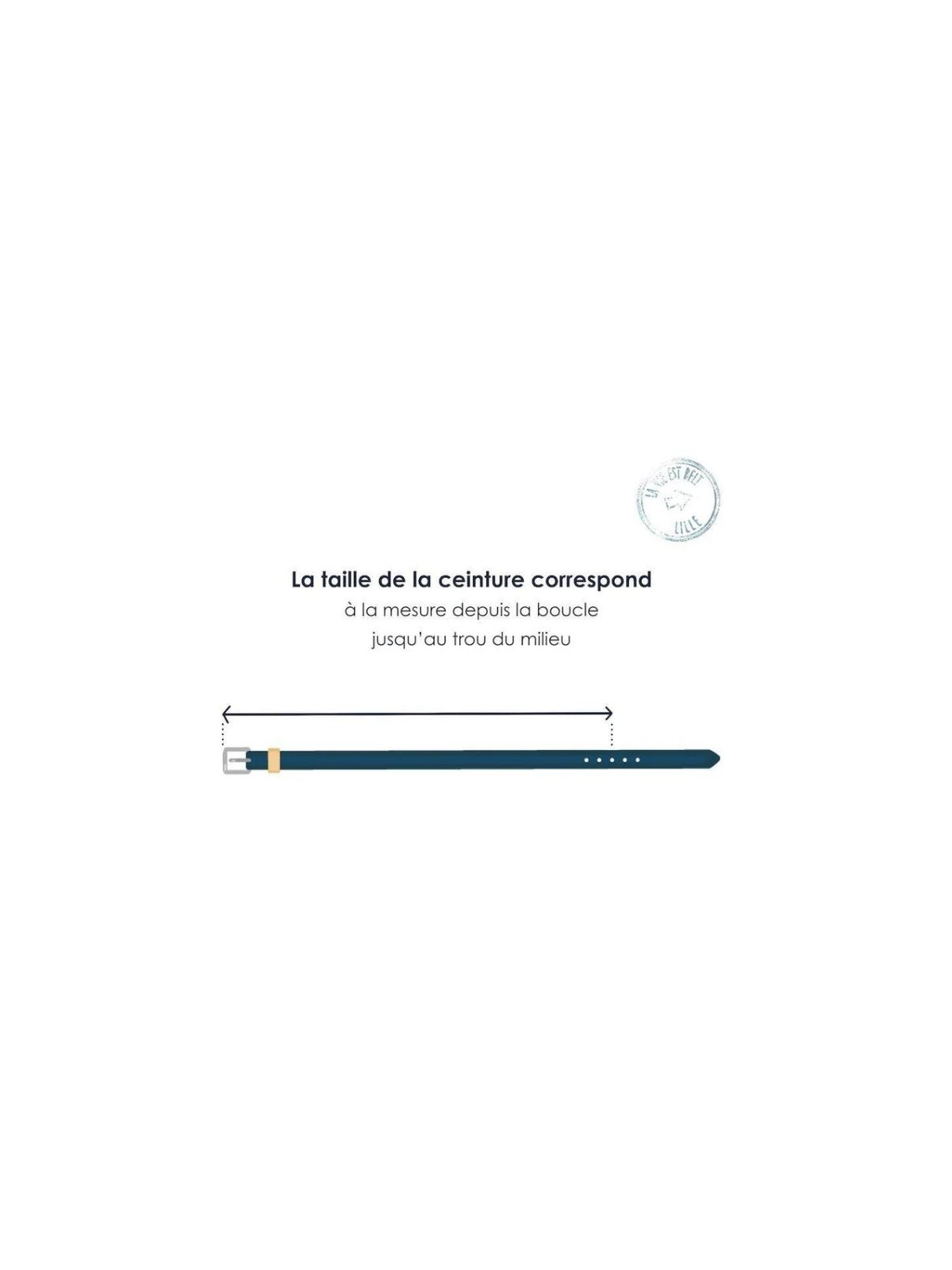 Ceinture Large en Recyclage de Pneu de Vélo - La Vie est Belt