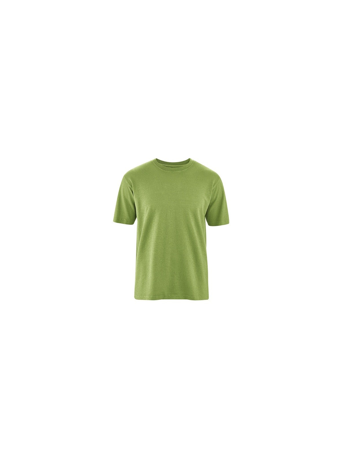 tee-shirt vert fougères manches courtes col rond pour homme
