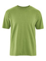 tee-shirt vert fougères manches courtes col rond pour homme