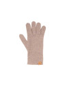 Gants femme laine mérinos et cachemire couleur taupe clair