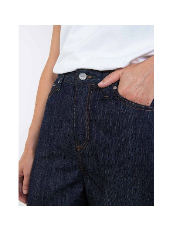 Jeans pour Femme Fabriqué en France Coupe Large Taille Haute - 1083