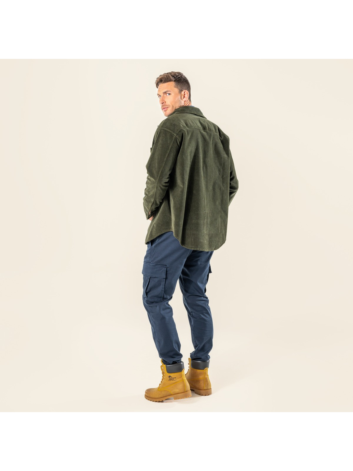 Surchemise en Velours de Coton Bio pour Homme - Livingcrafts