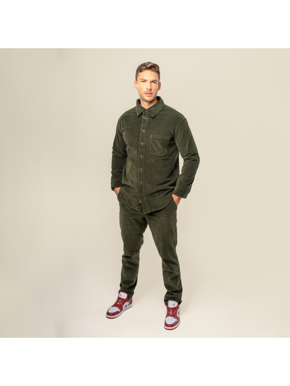 Surchemise en Velours de Coton Bio pour Homme - Livingcrafts