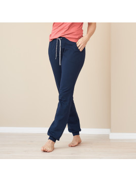 Pantalon de Détente pour Femme en 100% Coton Bio- Livingcrafts