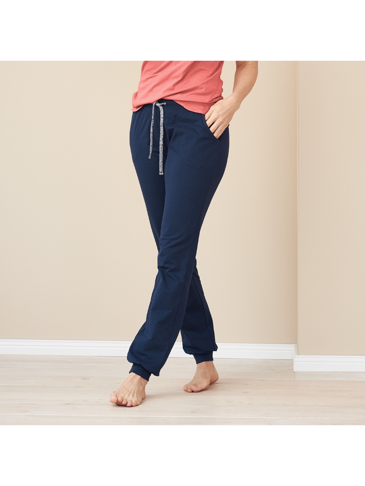 Pantalon de Détente pour Femme en 100% Coton Bio- Livingcrafts