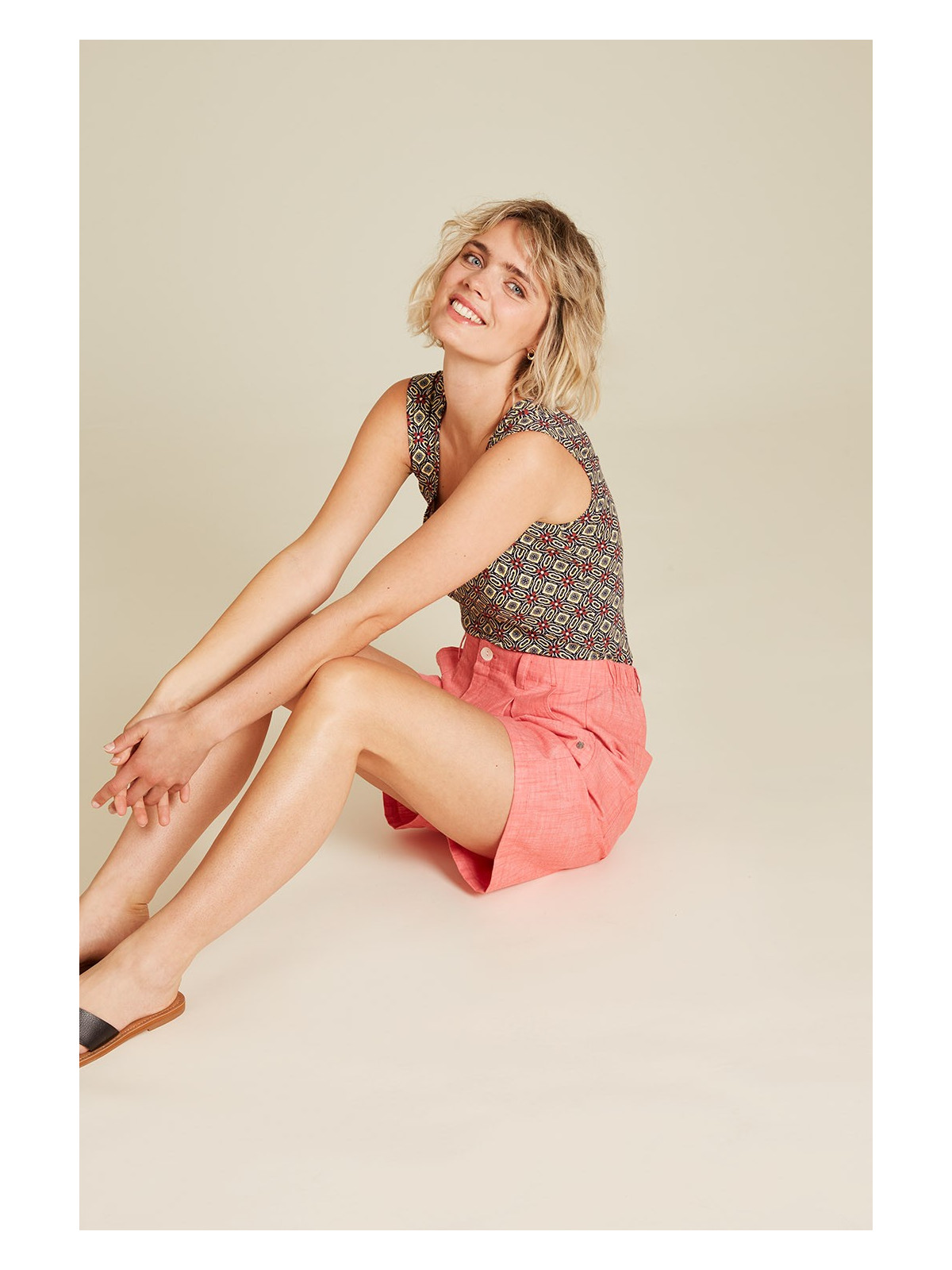 Short en Jeans pour Femme, Coton Bio, Commerce Equitable - Tranquillo