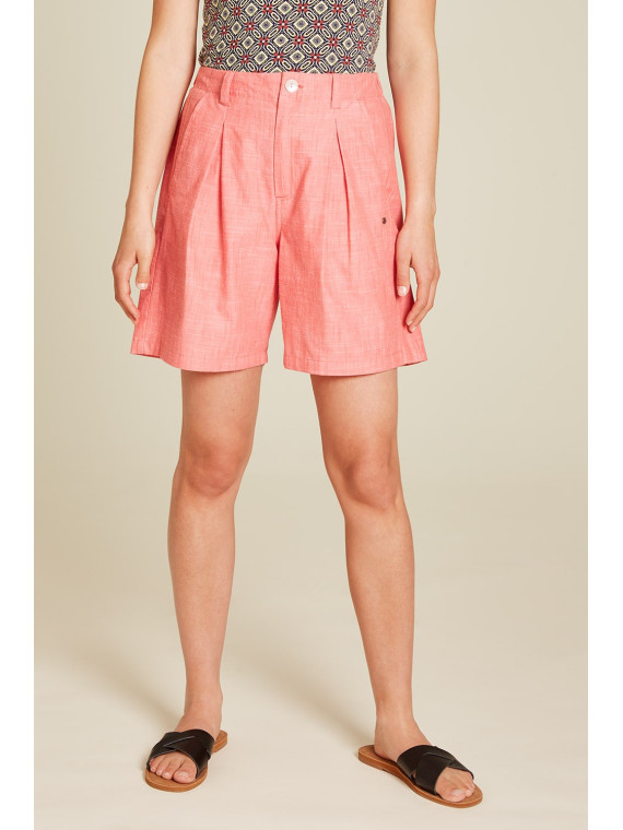 Short en Jeans pour Femme, Coton Bio, Commerce Equitable - Tranquillo
